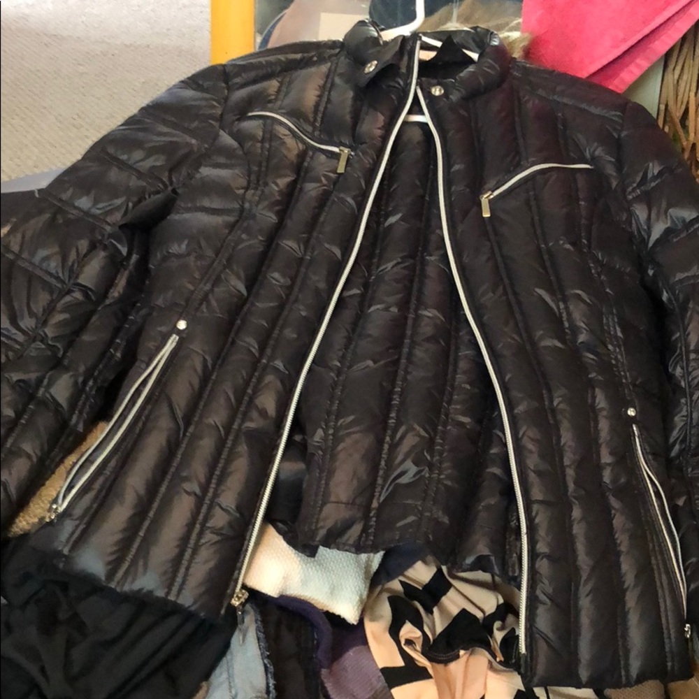 Black puffy jacket
